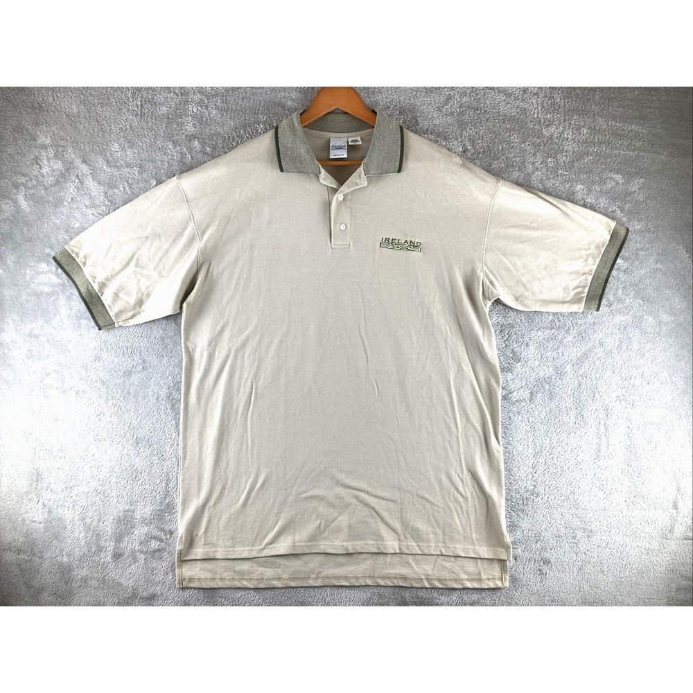 Cotton Deluxe Casuals Polo Shirt Size XL Short Sleeve Embroidered Ireland